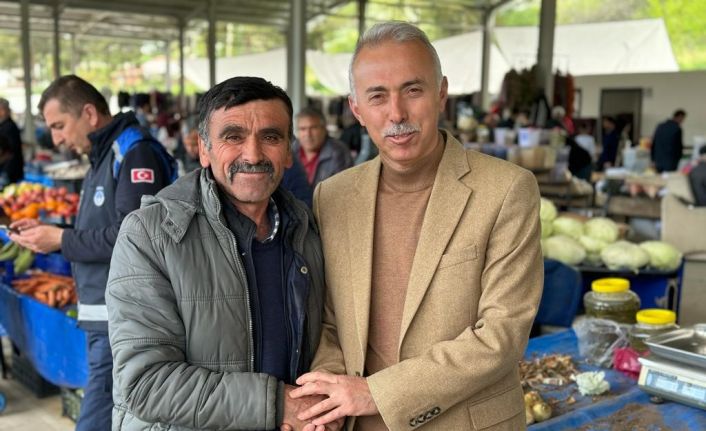 Başkan Öztürk: “Pazarcı esnafımız benim için kıymetli”