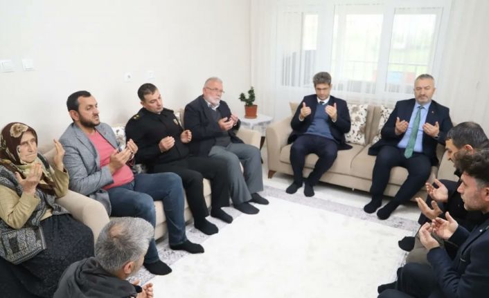 Başkan Topaloğlu, şehit ailelerini unutmadı