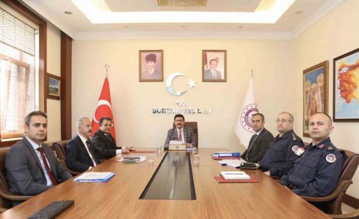 Burdur’da Seçim Güvenliği Toplantısı yapıldı