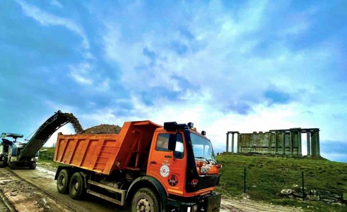 Çavdarhisar Aizanoi Antik Kentinde çevre düzenlemesi