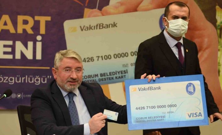 Çorum Belediyesi’nden ihtiyaç sahiplerine 3 milyon TL’lik destek