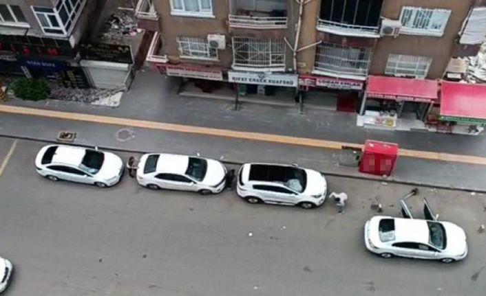 Diyarbakır’da bacağından yaralan şüpheli elinde tabancasıyla bekledi