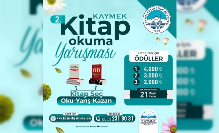 KAYMEK, Kitap Okuma Yarışması’nın 2’ncisini düzenliyor