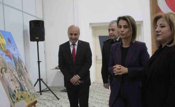 Nevşehir’de ’Bir el de sen uzat’ konulu resim sergisi açıldı