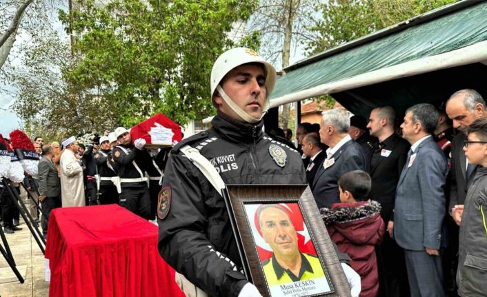 Şehit Polis Musa Keskin son yolculuğuna uğurlandı