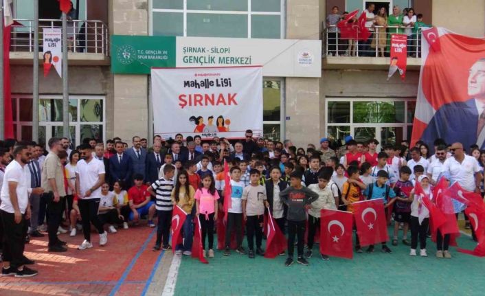 Silopi’de 300 sporcunun katıldığı ’Mahalle Ligi’ başladı