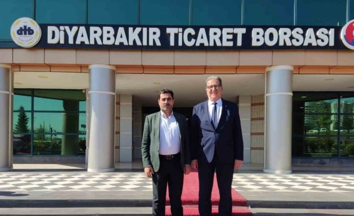 Söke Ticaret Borsası Yönetim Kurulu Başkanı Sağel, Diyarbakır’da görüşmelerde bulundu