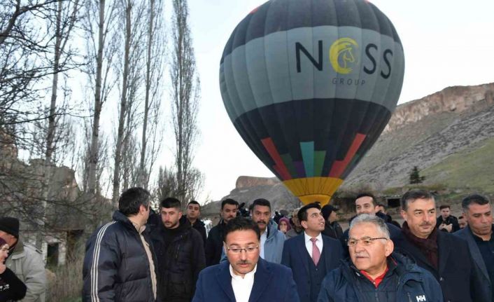 Vali Çiçek ve Başkan Büyükkılıç, turizm cenneti Soğanlı Vadisi’nde