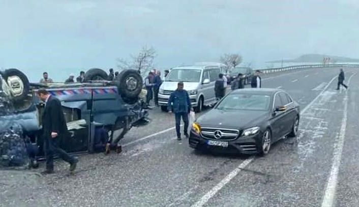 Van’da trafik kazası: 2 yaralı