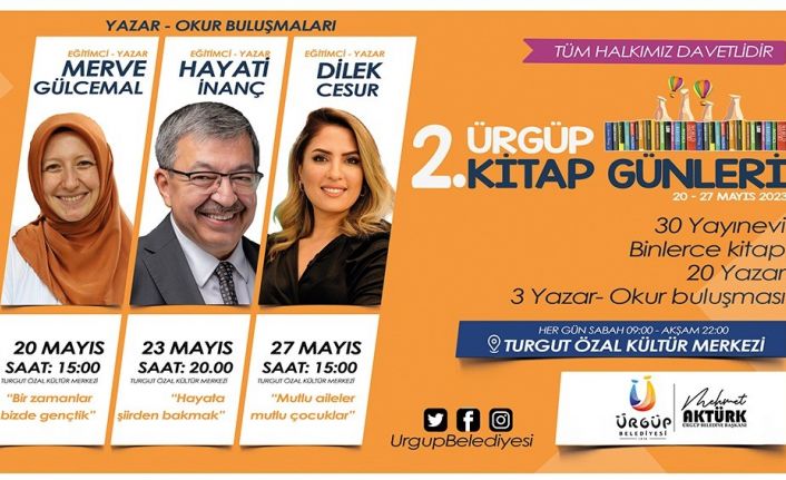 2. Ürgüp Kitap Günleri başlıyor