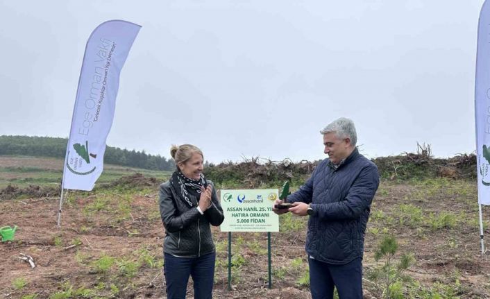 Assan Hanil, 25’inci yılı şerefine Hatıra Ormanı Projesi’ni hayata geçirdi