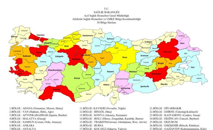 Balıkesir afetlerde sağlık hizmetleri ve UMKE 10. Bölge Koordinatörü oldu