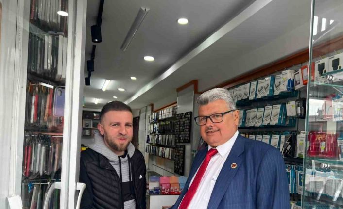 BBP Milletvekili Adayları Kemal Akyıldız ve Hasan Uslu esnafları ziyaret etti