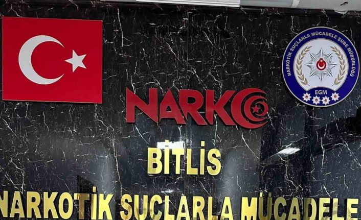 Bitlis’te uyuşturucu madde ele geçirildi