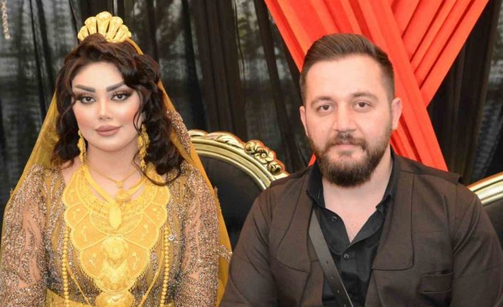Böyle düğün görülmedi: Damada 5 milyon 300 bin lira, İranlı geline 15 kilo altın takıldı