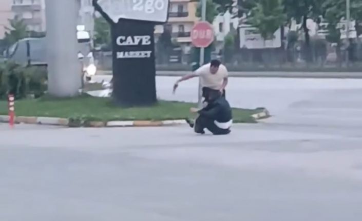 Bursa’da şüphelilerin polisle kovalamacası amatör kameraya yansıdı