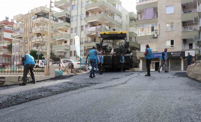 Canpolat sıcak asfalt çalışmalarını inceledi