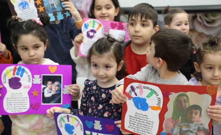 Çocuklardan Anneler Günü sürprizi