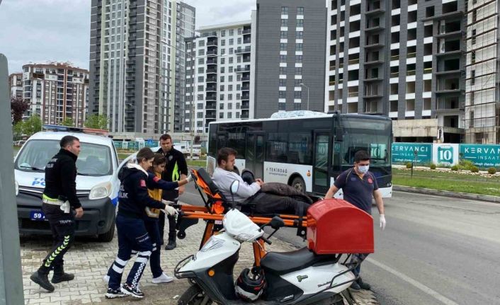 Çorlu’da trafik kazası: 1 yaralı