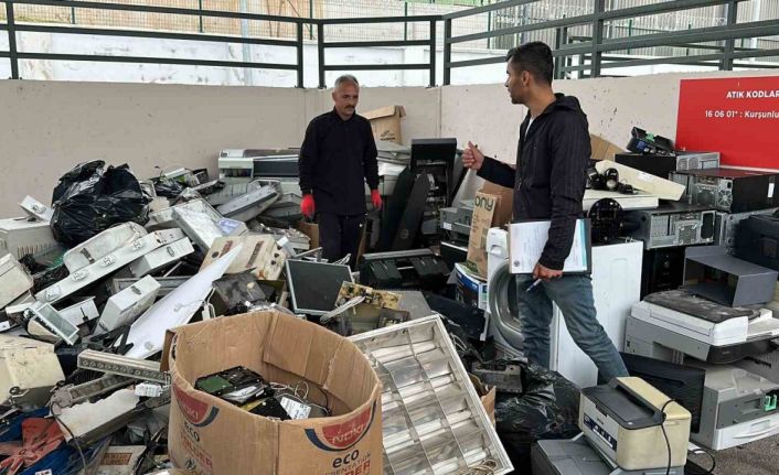 Çorum Belediyesi 3 bin 480 kilogram elektronik atığı ekonomiye kazandırdı