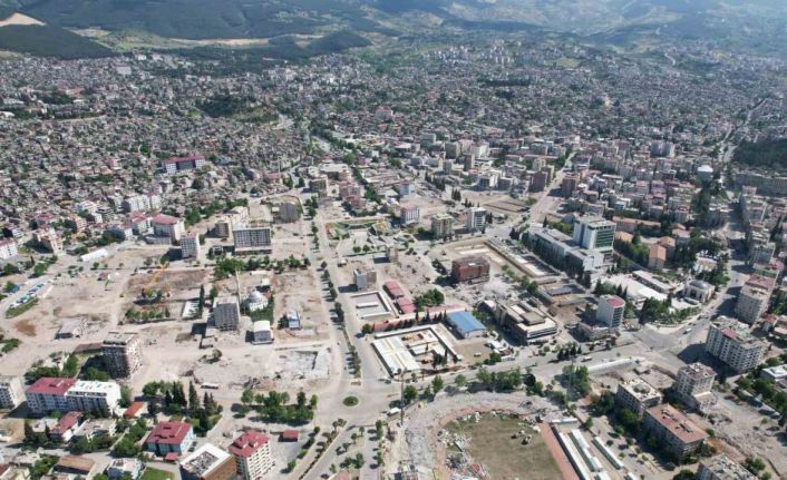 Depremden 3 ay sonra Kahramanmaraş havadan görüntülendi