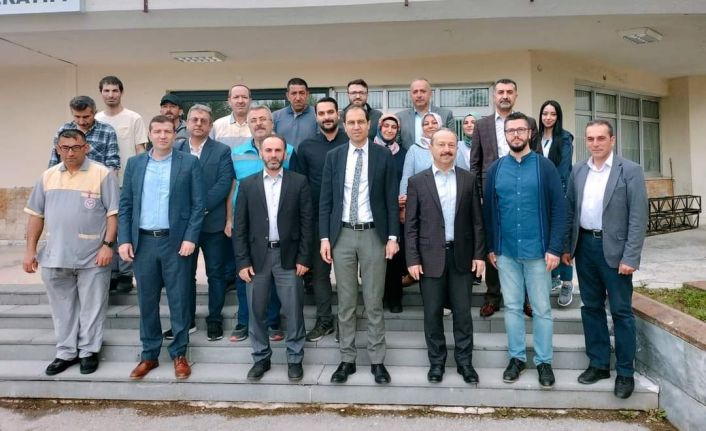 Erşan, evde sağlık hizmetleri personelini ziyaret etti