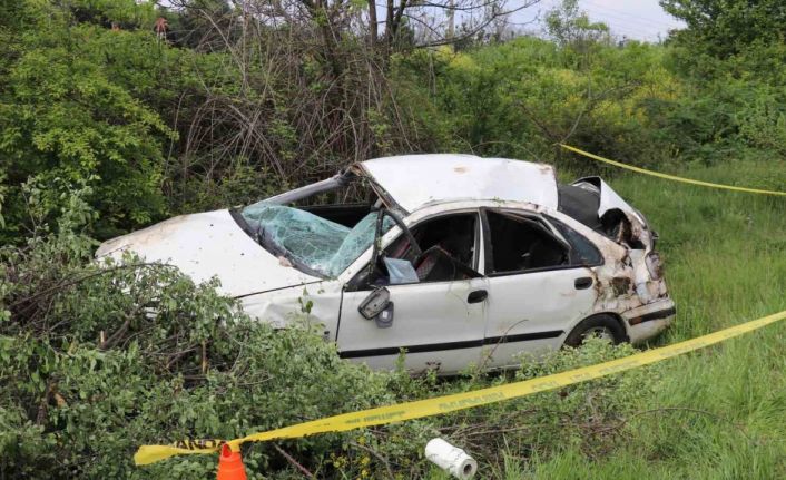 Gece kaza yaptı, sabah fark edildi: 1 ölü