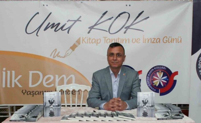 Güneşspor Kulüp Başkanı Ümit Kök’ün “İlk Dem” isimli şiir kitabı okuyucular ile buluştu
