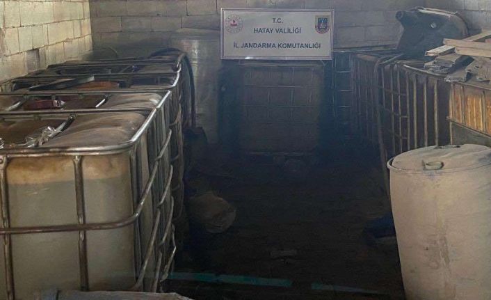 Hatay’da 5 ton kaçak akaryakıt ele geçirildi