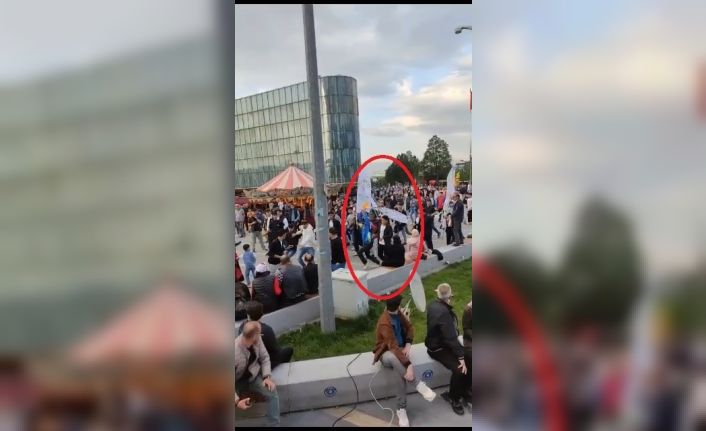 HDP’liler miting sonrası Bakan Varank’ın mobil seçim aracı ve Cumhur İttifakı taraftarlarına saldırdı
