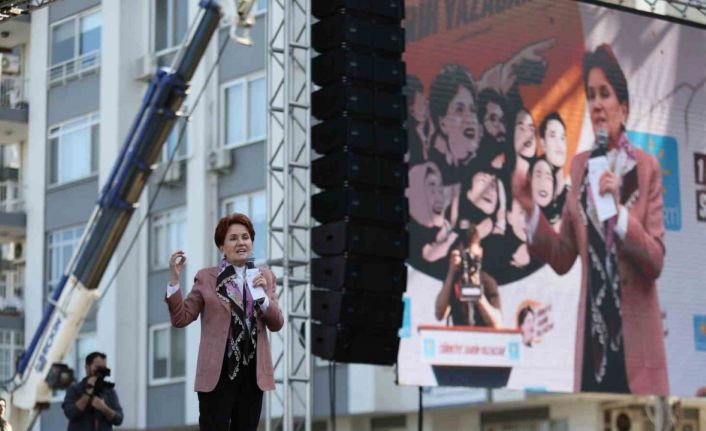 İYİ Parti Genel Başkanı Akşener: "18-26 yaş arasındaki gençlere iş bulana kadar 2 bin 500 lira maaş ödeyeceğiz"