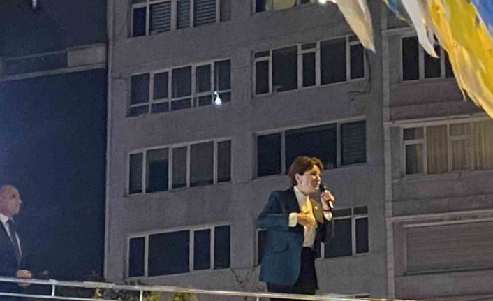 İYİ Parti Genel Başkanı Akşener, Şişli’de Seçim Koordinasyon Merkezi açılışına katıldı