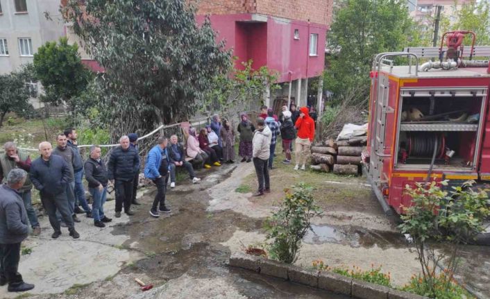 Kalorifer kazanının neden olduğu yangın korkuttu