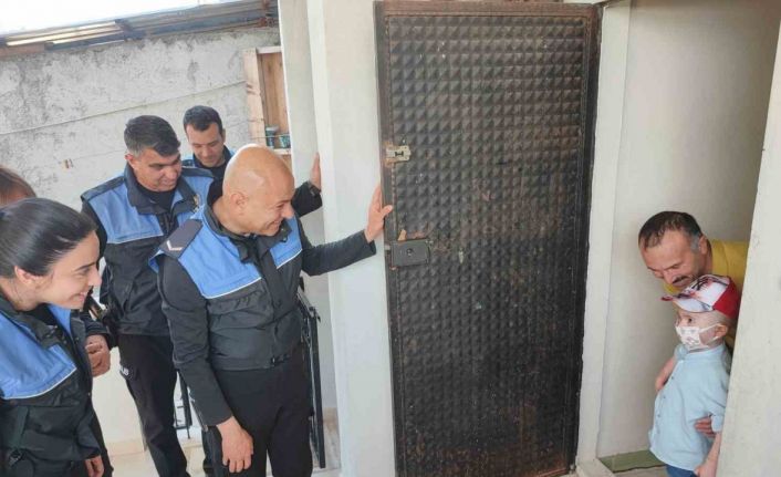 Kardeşinden ilik nakli yapılan küçük Bilal’e polisten sürpriz