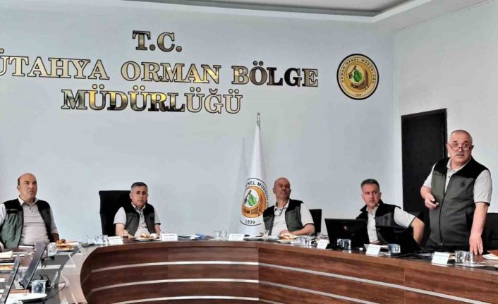 Kütahya OBM’de 2023 yılı orman yangınları ile mücadele tedbirleri masaya yatırıldı