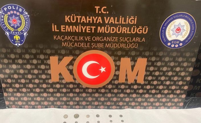 Kütahya’da 18 parça tarihi eser ele geçirildi