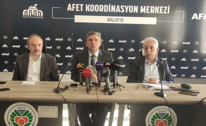 Malatya’da deprem sonrası yapılan çalışmalar hakkında bilgi verildi