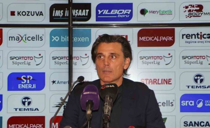 Montella: "Oyuncu grubumuzla gurur duyuyorum"