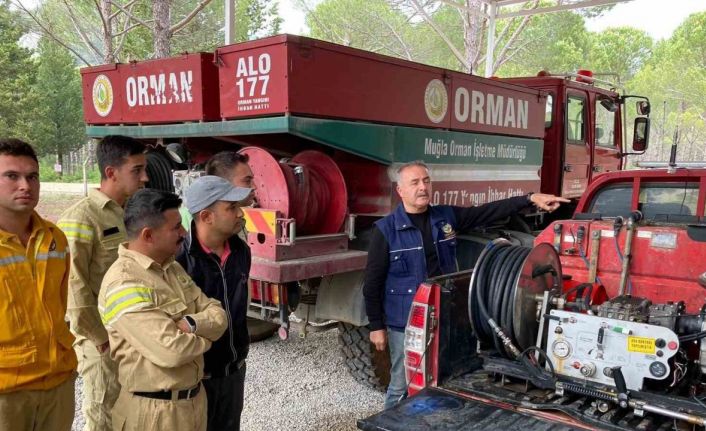 Muğla’da arazöz ve ilk müdahale aracı operatörlerine ileri sürüş eğitimi  verildi