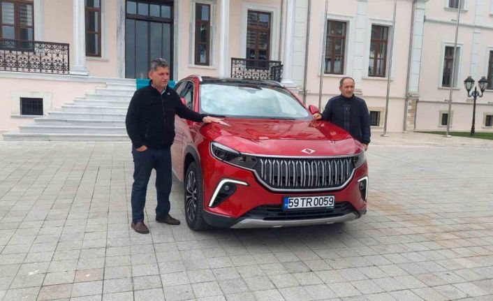 Onu görenler cep telefonlarına sarılıyor: Togg Tekirdağ’da çok beğenildi