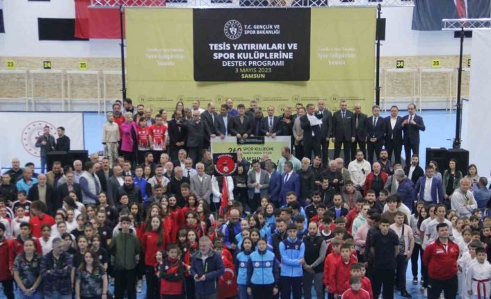 Samsun’da 269 amatör spor kulübüne 7,1 milyon liralık destek