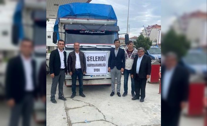 Selendi’den depremzedelere yardımlar devam ediyor