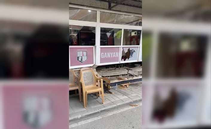 Silivri’de kadın sürücü ganyan bayiine çarptı: 1 ölü