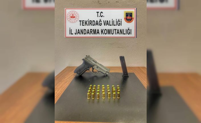 Tekirdağ’da silah ve mermi operasyonu