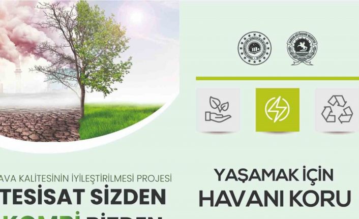 Tesisat vatandaştan, kombi belediyeden