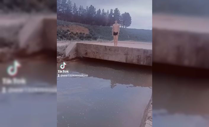 TikTok videosu çekmek için atladığı su kanalından cansız bedeni çıkartıldı