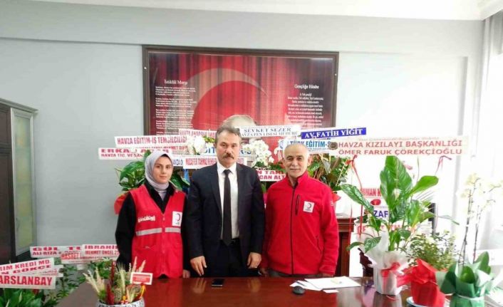 Türk Kızılayı Havza Koordinatörlüğünden hayırlı olsun ziyareti