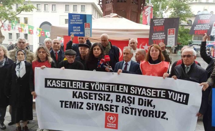 Vatan Partisi Bursa İl Başkanı Çınar: "Kemel Kılıçdaroğlu kasetle cumhurbaşkanı yapılmak isteniyor"