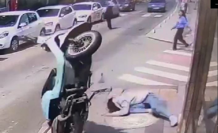 Yabancı uyruklu genç kazada yaralandı