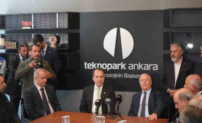 Yeniden Refah Partisi Genel Başkanı Fatih Erbakan Ostim Teknokent’i ziyaret etti
